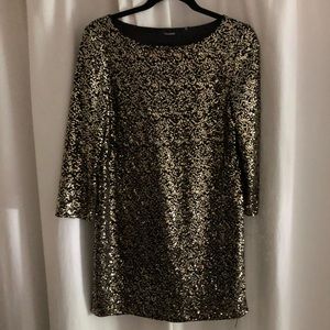 Tahari sequin dress